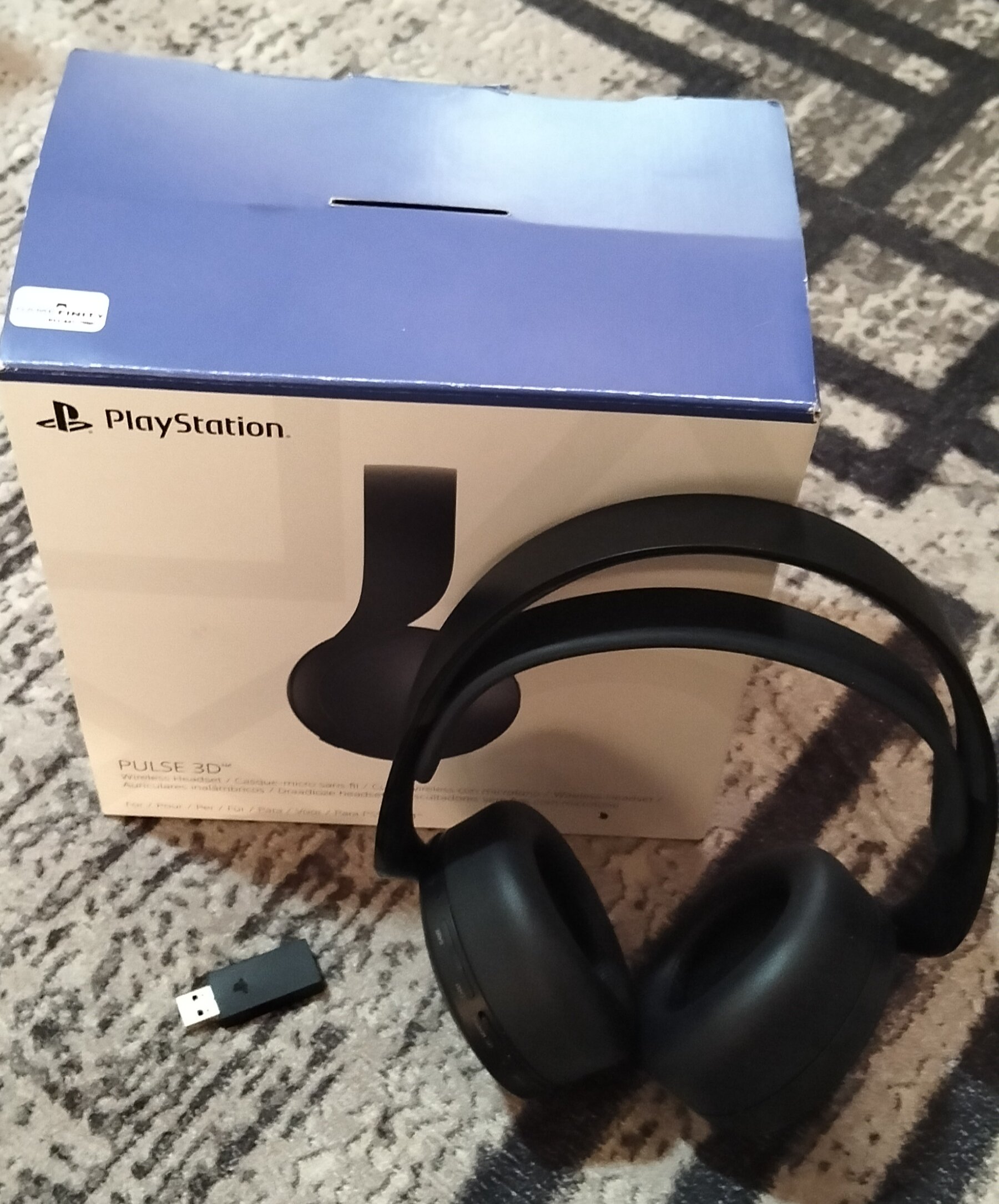 SONY PULSE 3D HEADSET BLACK