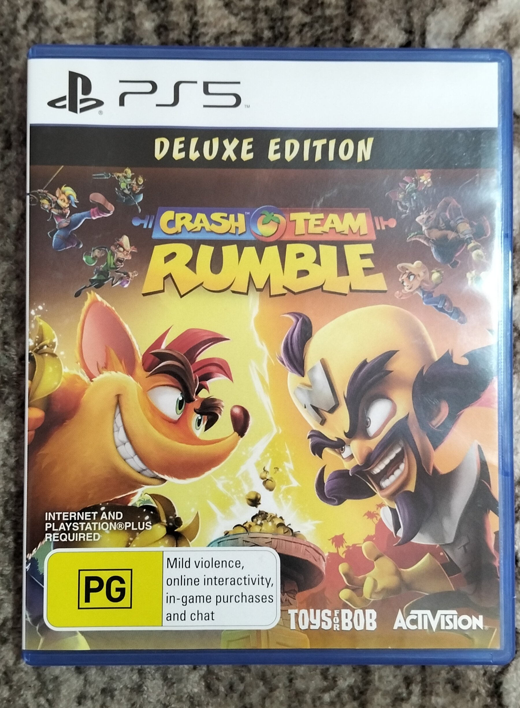 CRASH TEAM RUMBLE. DELUX EDITION PS5